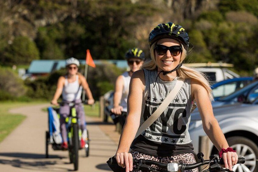 We have attachments for the bikes so that the whole family can enjoy the ride 3