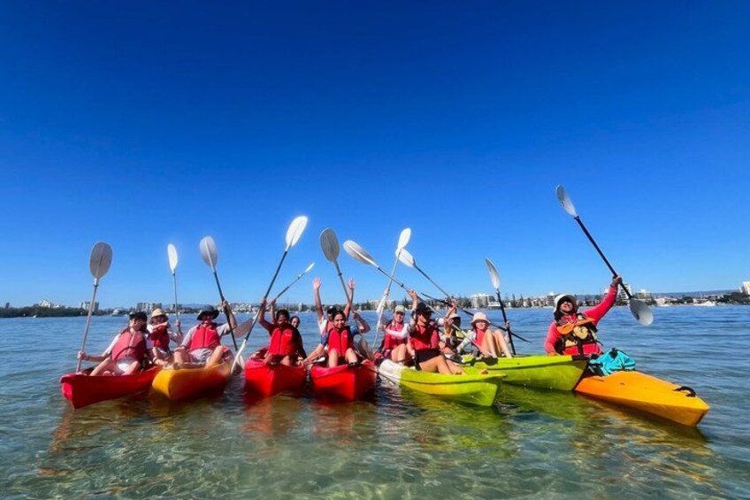Gold Coast: Kayak & Snorkel with Marine Life, Snacks & Photos 1