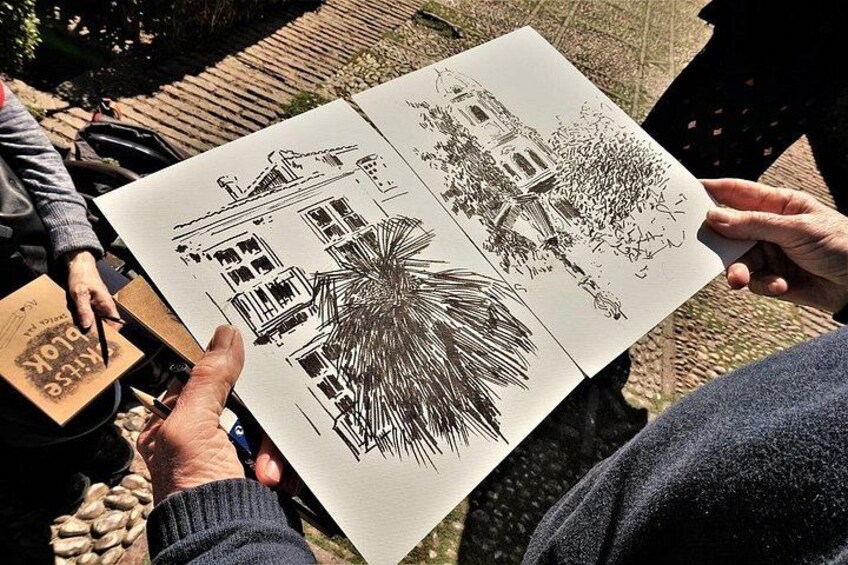 I DRAW Malaga: Art and Drawing Lesson - by OhmyGoodGuide! 2