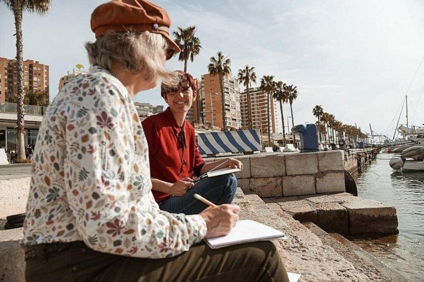 I DRAW Malaga: Art and Drawing Lesson - by OhmyGoodGuide! 4
