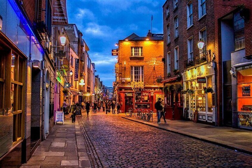 Dublins Temple Bar region