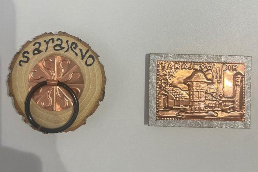 Fridge magnets out of copper 3