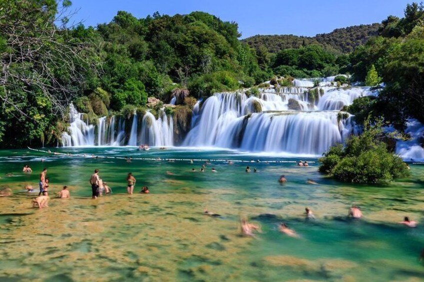 Transfer from Dubrovnik to Krka waterfalls