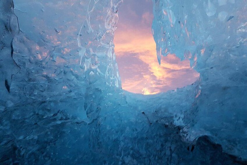 Crystal Blue Ice Cave Adventure 4