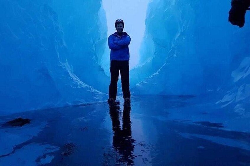 Crystal Blue Ice Cave Adventure 1
