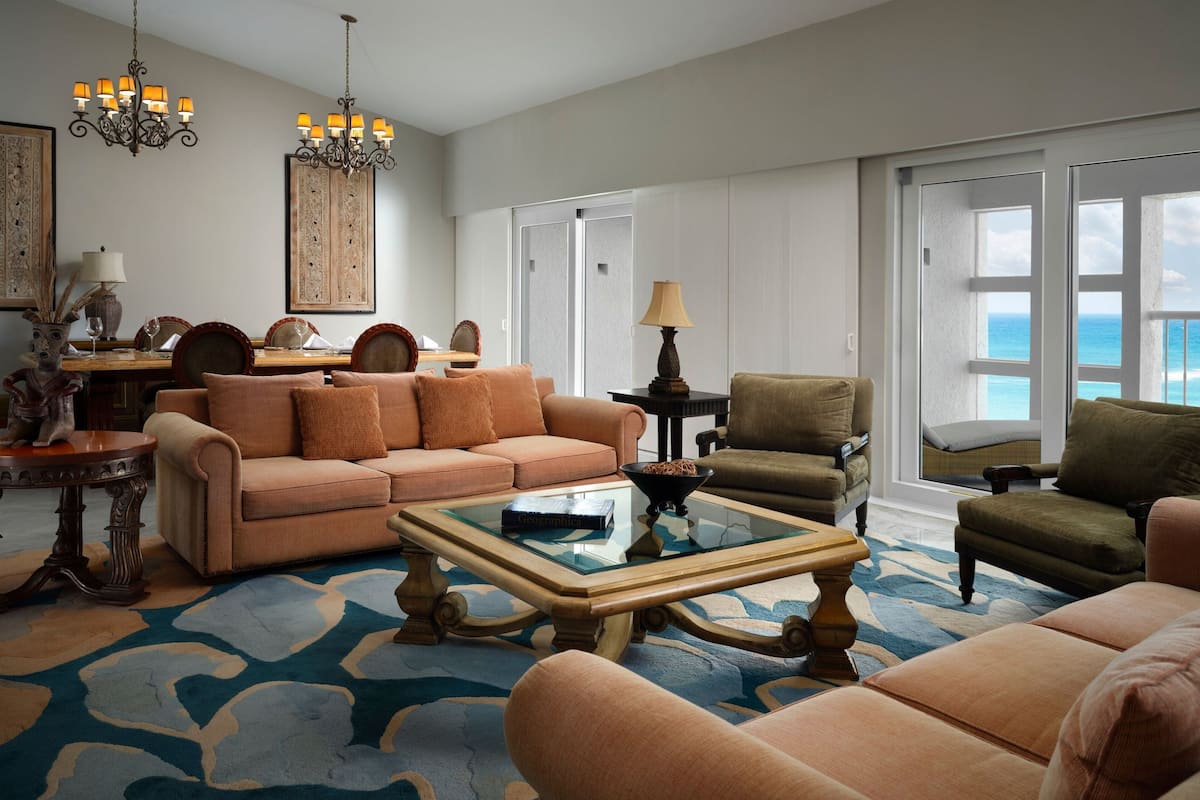 Presidential Suite, 1 Bedroom, Non Smoking, Ocean View (Balcony) | Living area | LED TV