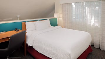 Egyptian cotton sheets, premium bedding, pillow-top beds, desk