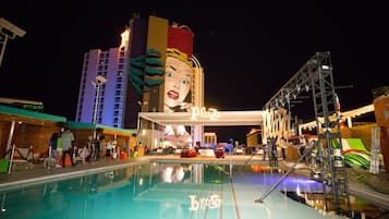 Outdoor pool, a heated pool, cabanas (surcharge), pool umbrellas