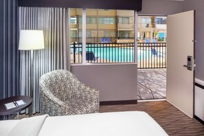 Room, 2 Double Beds, Non Smoking (Poolside) | 1 bedroom, in-room safe, desk, blackout drapes