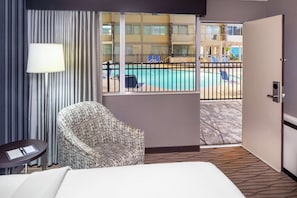Room, 2 Double Beds, Non Smoking (Poolside) | In-room safe, desk, blackout curtains, iron/ironing board