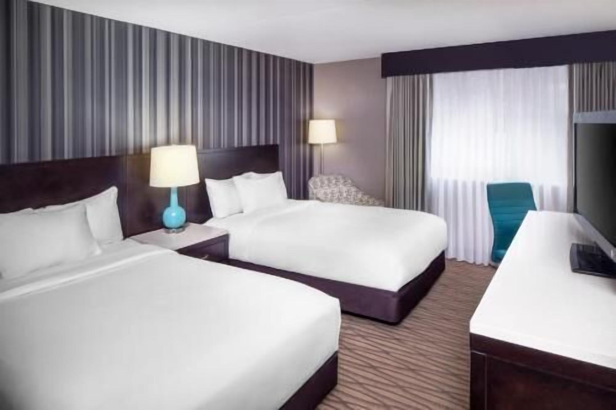 In-room safe, desk, laptop workspace, blackout curtains