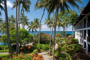 Vista a la playa o el mar