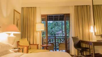 1 soveværelse, premium-sengetøj, pengeskab på værelset