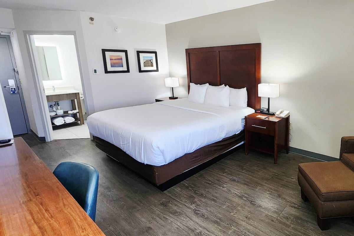 Standard Room, 1 King Bed, Non Smoking | Premium bedding, desk, iron/ironing board, free WiFi