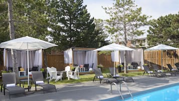 2 indoor pools, seasonal outdoor pool, pool cabanas (surcharge)