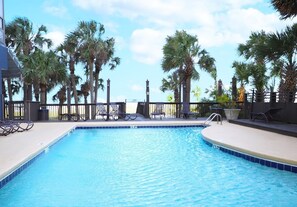 Indoor pool, seasonal outdoor pool