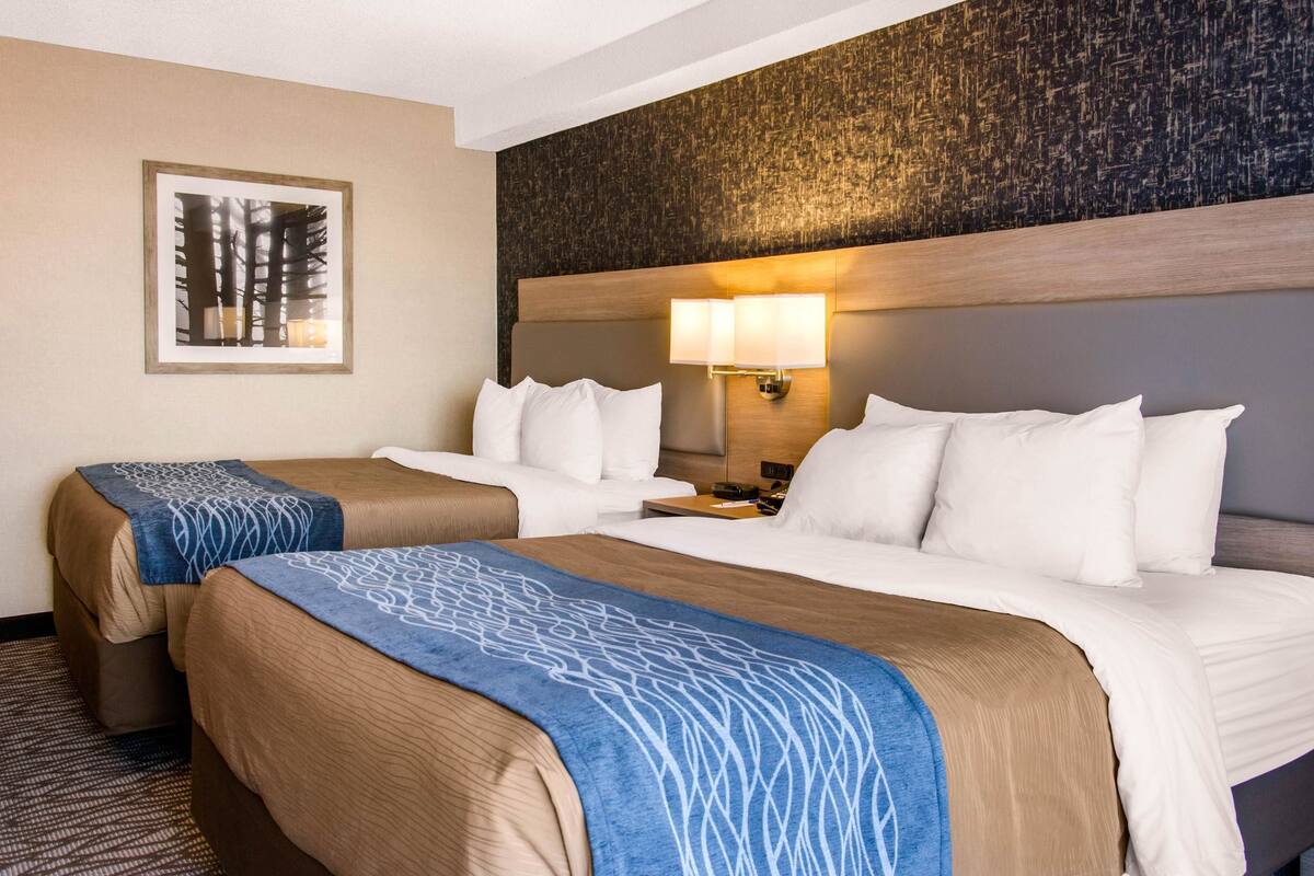 Ropa de cama de alta calidad, colchones con pillow-top y escritorio 
