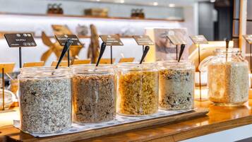 Daily buffet breakfast (EUR 25 per person)