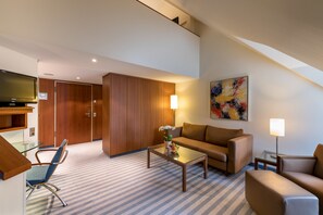 Junior-Suite, 1 Doppelbett | Wohnbereich