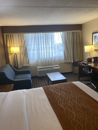 Standard Room, 1 King Bed, Non Smoking | In-room safe, desk, iron/ironing board, free cots/infant beds