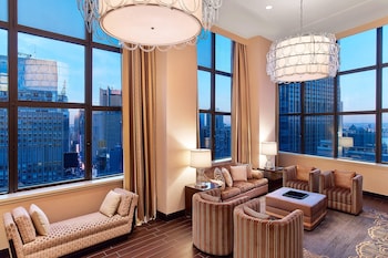 55-inch flat-screen TV with cable channels, TV, pay movies at Sheraton New York Times Square Hotel