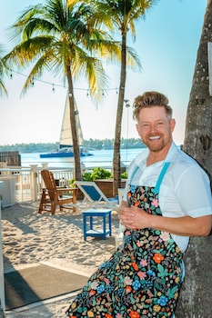 Breakfast, lunch, dinner served; American cuisine, ocean views  at Hyatt Centric Key West Resort and Spa