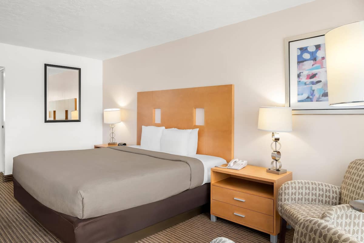 Room, 1 Queen Bed, Accessible, Non Smoking | Blackout drapes, iron/ironing board, WiFi (free), bed sheets