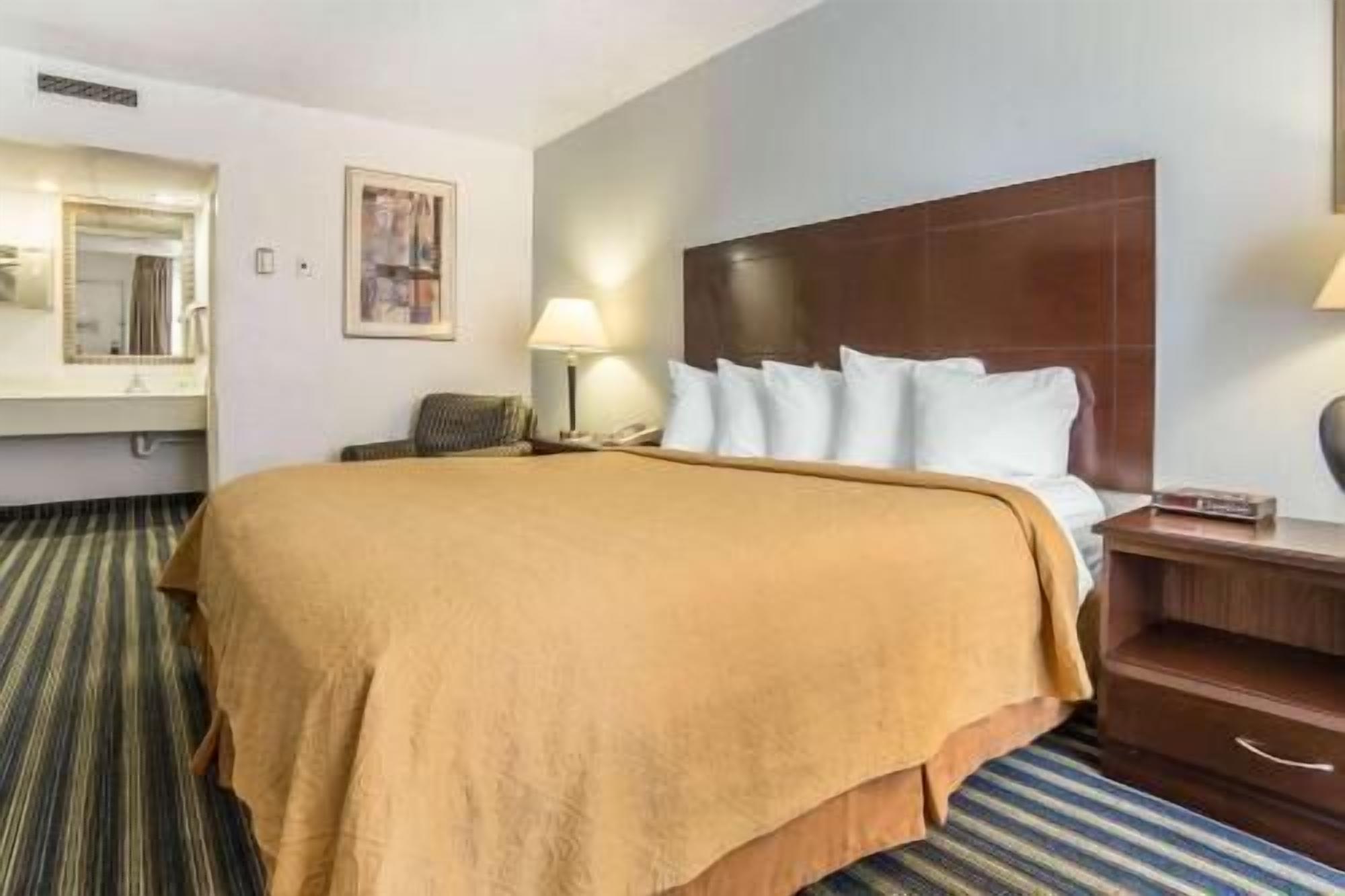 Blackout curtains, iron/ironing board, free WiFi, bed sheets