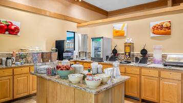Free buffet breakfast