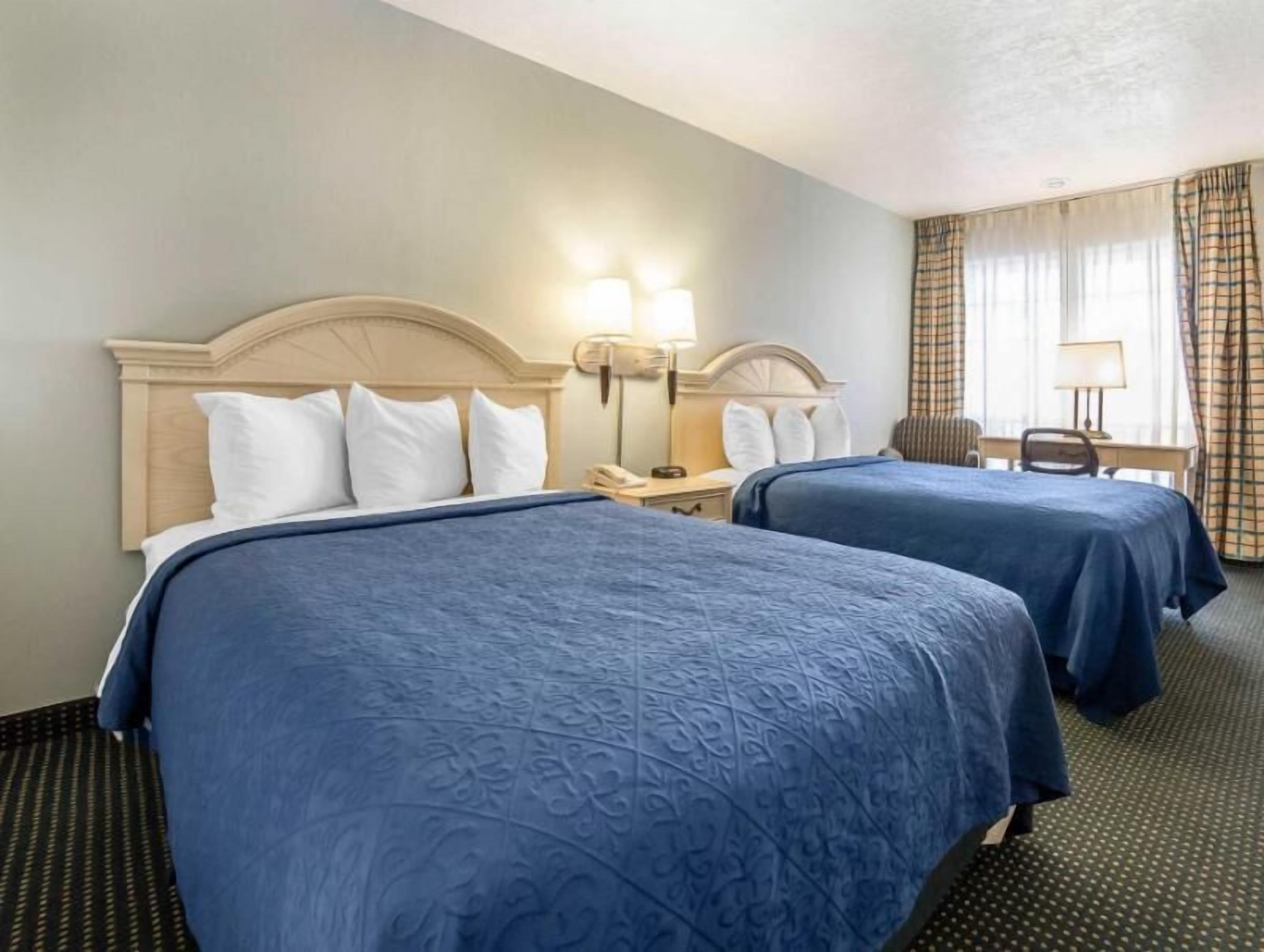 Blackout curtains, iron/ironing board, free WiFi, bed sheets