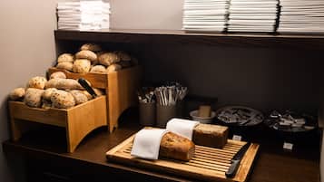 Gratis morgenmadsbuffet hver dag