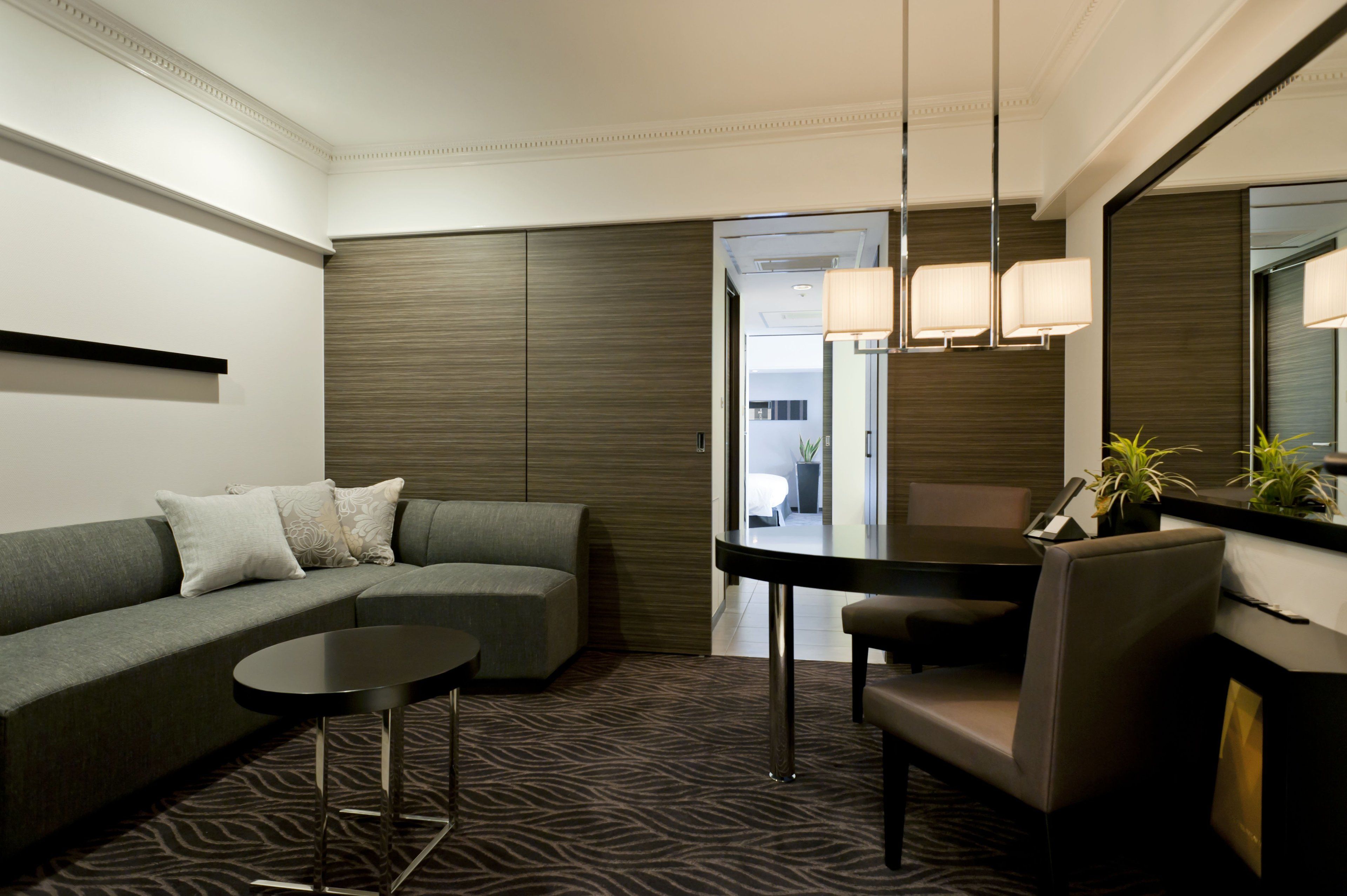 luxury corner double room with terrace, non smoking | living area | 32-inch lcd tv with satellite channels, tv, dvd player