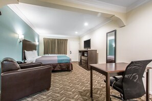 Blackout drapes, iron/ironing board, free WiFi, bed sheets
