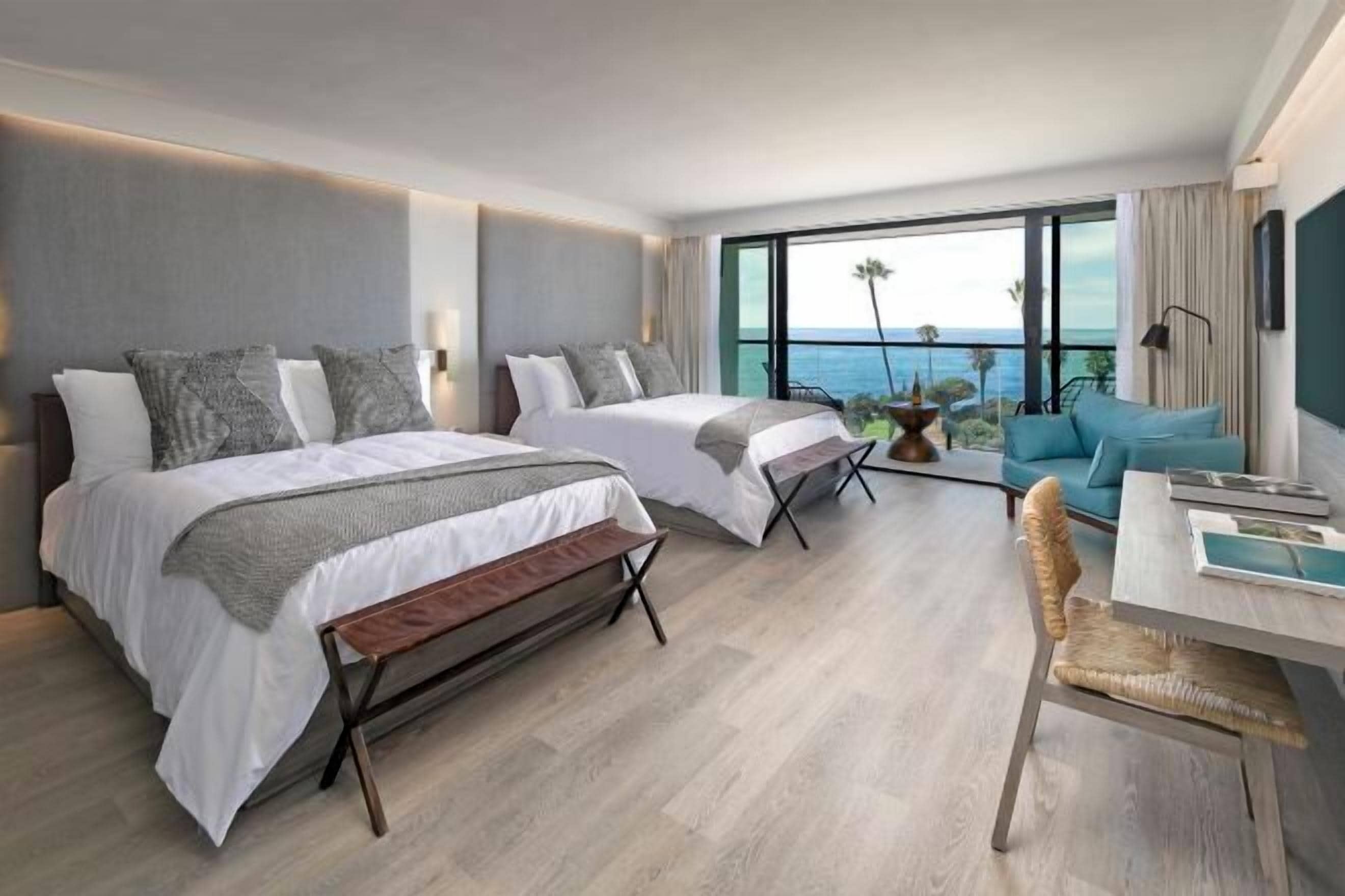 Literie hypoallergénique, coffres-forts dans les chambres