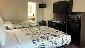 Deluxe Room, 2 Double Beds, Non Smoking, Refrigerator & Microwave