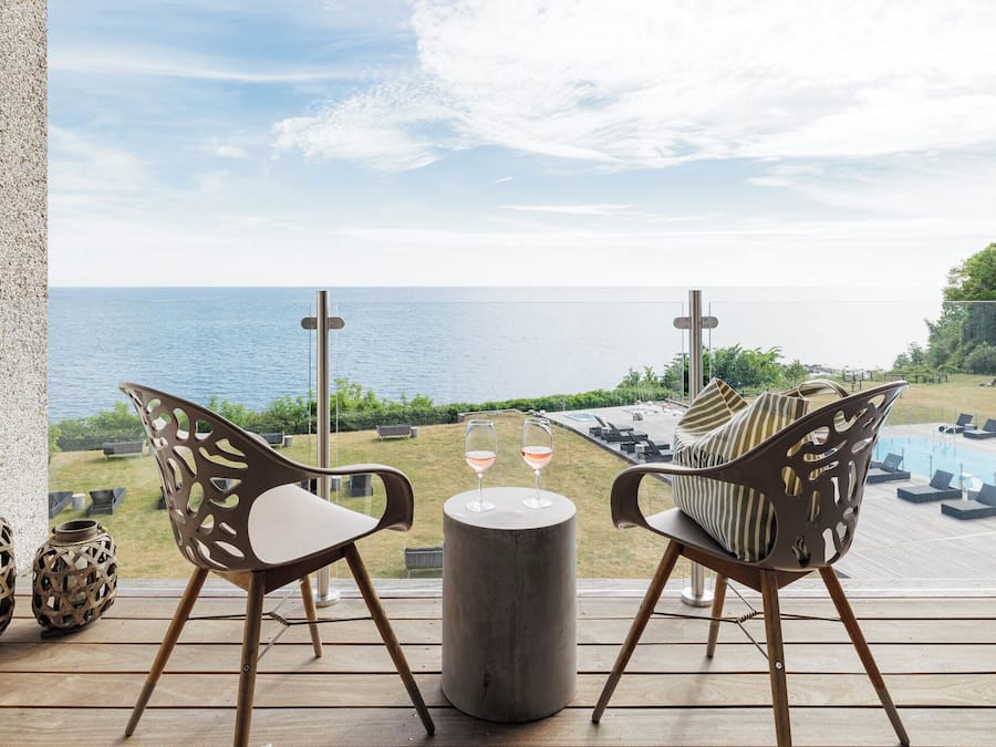 Doppelzimmer, Meerblick | Blick vom Balkon