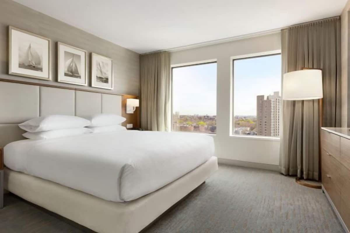 1 slaapkamer, hypoallergeen beddengoed, een kluis op de kamer