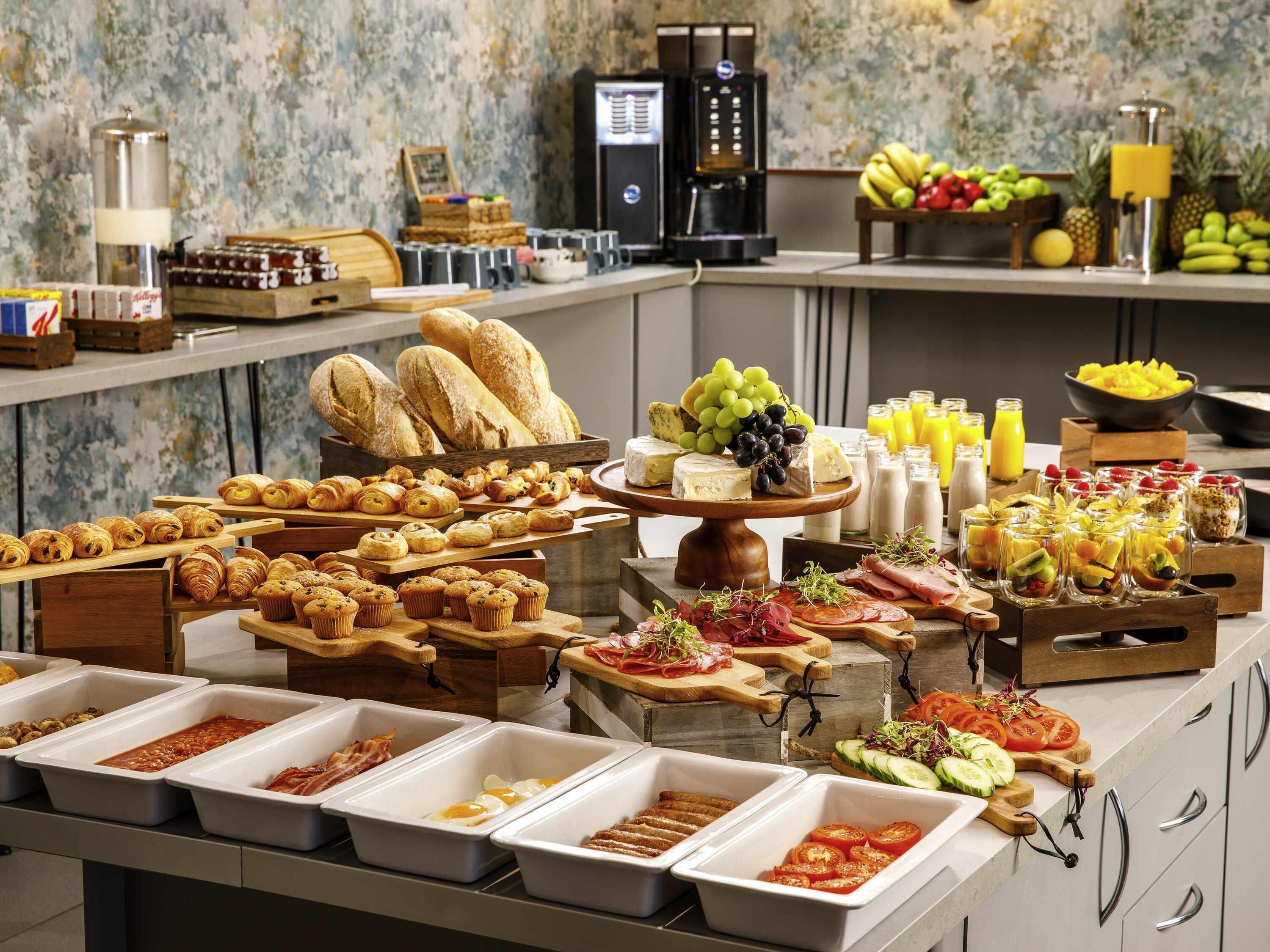Daily to-go breakfast for a fee
