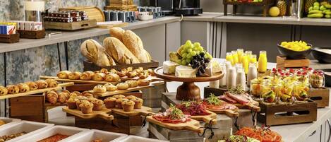 Daily to-go breakfast for a fee