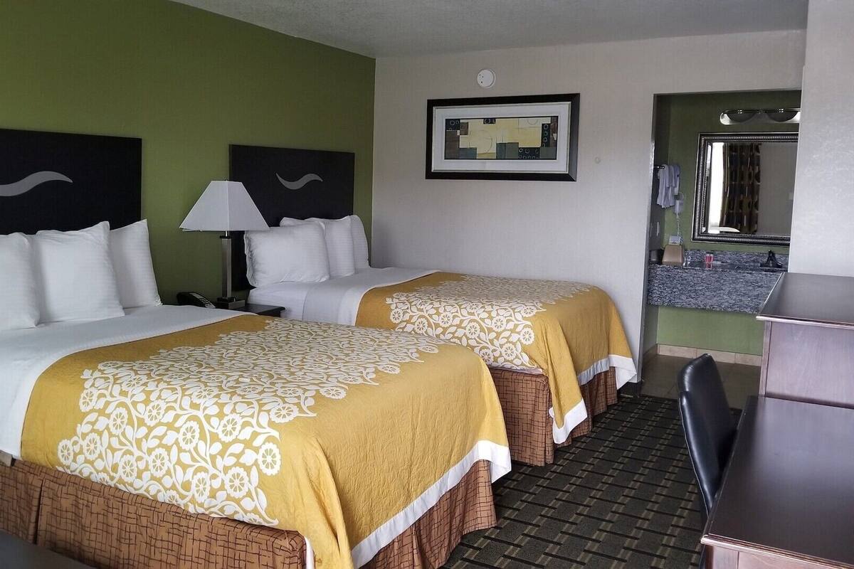 Premium bedding, pillowtop beds, desk, iron/ironing board