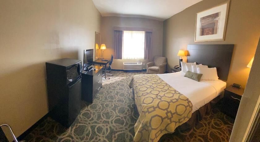 In-room safe, desk, blackout curtains, iron/ironing board