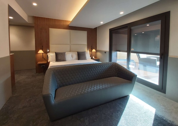 Superior-Zimmer, 1 King-Bett, Nichtraucher, Terrasse
