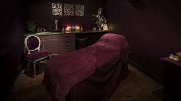 Body treatments, deep-tissue massages, facials, 3 treatment rooms