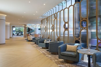 View from property looking out at Marriott Long Beach Downtown