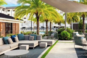 Outdoor pool, free pool cabanas