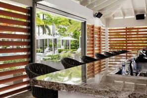Outdoor pool, free cabanas