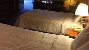 Standard Room, 2 Queen Beds, Non Smoking, Poolside | Desk, blackout drapes, iron/ironing board, rollaway beds