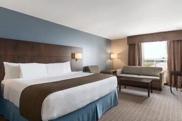 Suite, 1 King Bed | In-room safe, desk, iron/ironing board, free cots/infant beds