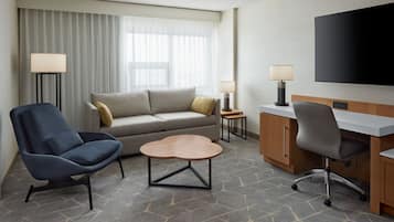 65-inch flat-screen TV with cable channels, TV, Netflix