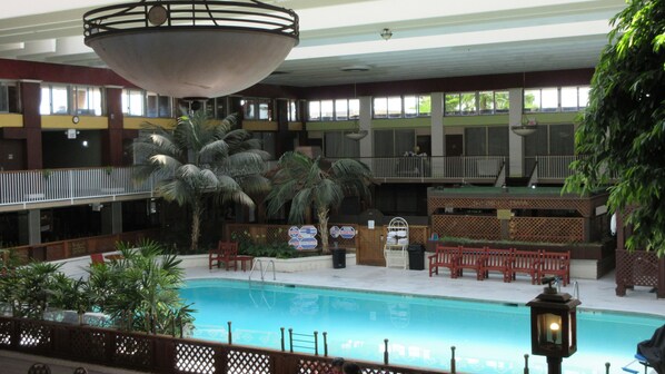 Indoor pool, seasonal outdoor pool